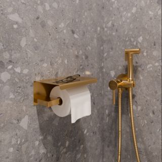 Держатель для туалетной бумаги Milacio Ultra MCU.953.GD брашированное золото